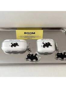 可爱有趣的小狗耳机保护套，适用于 第三代、 1/2 保护套，卡通可爱 Pro、 Pro 2 保护套，时尚保护套，馈赠佳品