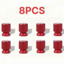 8 件/20 件时尚铝制阀盖,易于安装,适用于汽车、摩托车、自行车 - 均碼 - 查看 19