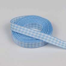 Gingham Ribbon Plaid Ribbon For Gift Wrapping Party Wedding Christmas Decoration
