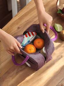 6 Thermal Lunch Boxes Portable Lunch Box Snack Box Pack Of 6 Pcs Colors - Multicolor - View 2