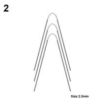 3 Pcs/Set Circular Knit Needles Cable Knitting Needles Metal Flexible Stainless Steel For Babies Sleeves Socks Sewing Accessories
