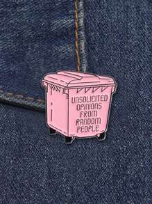 Unhas Cerâmicas Esmaltadas, Design de Caixa de Armazenamento Temática Rosa OPINIÕES NÃO SOLICITADAS DE PESSOAS ALEATÓRIAS Emblemas, Acessórios de Mochila e Roupa, Broches de Metal, Acessórios de Mala e Moda, Acessórios de Roupa, Broches de Liga Metálica Alfinete para Encantos de Bolsa, Acessórios Escolares Kpop, Acessórios de Escritório, Camisas, Jaquetas, Joias, Acessórios de Fantasia de Natal, Presentes Masculinos, Alfinetes de Bolsa