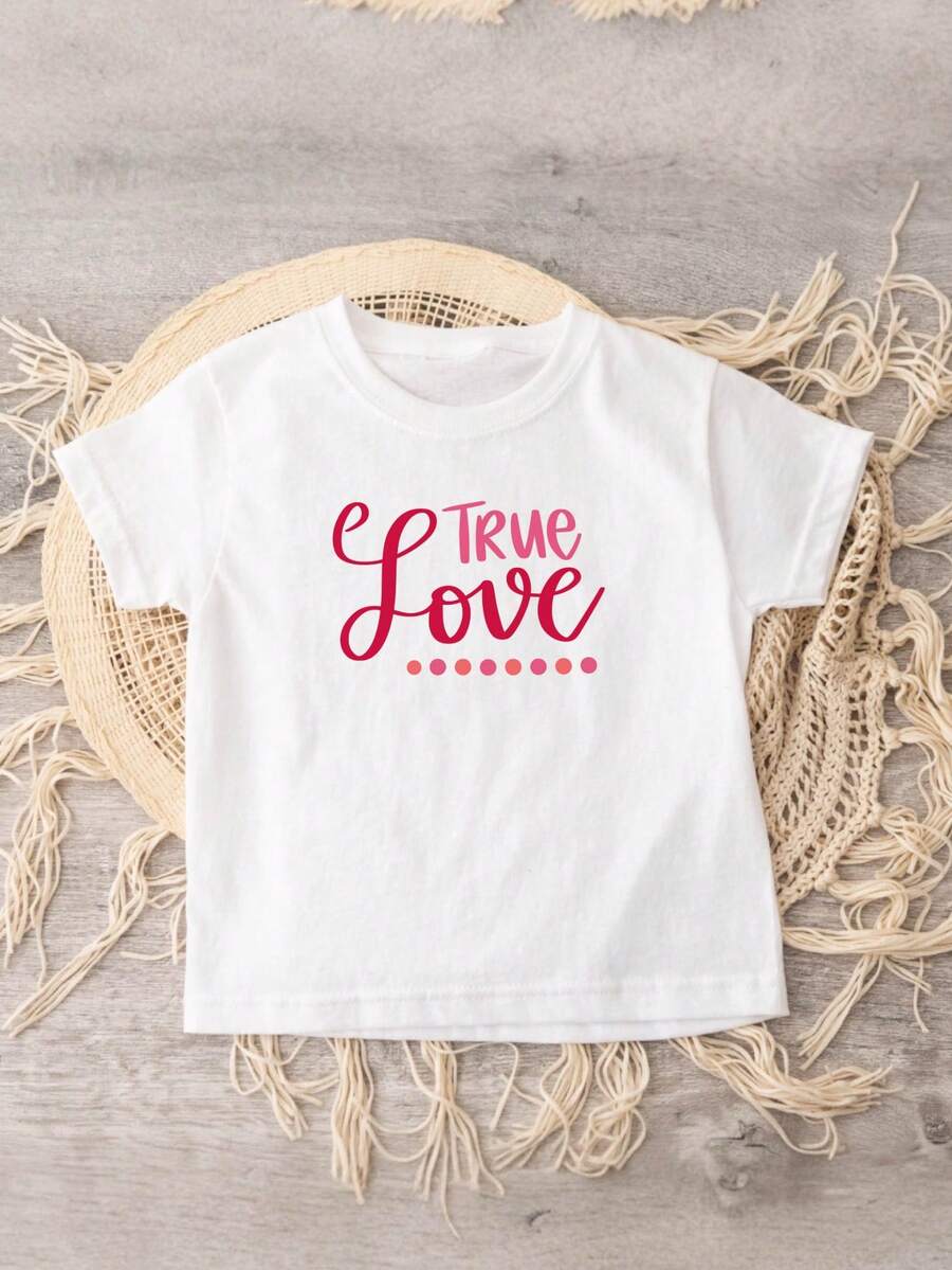 True Love Kids Shirt, Valentines Day Bodysuit, Hugs And Kisses Kids Valentine Baby Gift, Baby Shower Gift For Kids, Toddler Shirt Gift, Xoxo Valentines Shirts For Kids TX-698