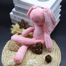 Personalized Embroidered Text, Embroidered Date Of Birth, Soothing Rabbit, Valentine's Day Gift, New Year's Gift, Suitable For Couples, The Elderly, Birthday Commemorative Gift, Customized Stuffed Dolls, Sensory Plush, Emotional Comfort - Multicolor - View 10