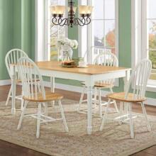 Better Homes And Gardens Autumn Lane Farmhouse Dining Table White And Natural Table Only - Trắng như hình - Xem 8