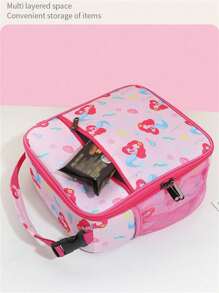 1pc Insulated Lunch Box For Kids - Keeps Food Fresh And Warm, Large Capacity, Cute Cartoon Pattern Insulation Bag, Ideal Choice For Back To School