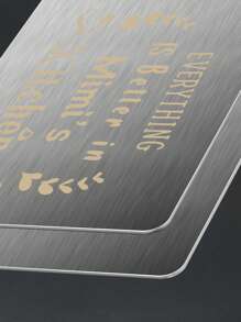 1 块个性化雕刻板，雕刻厨房砧板，耐用，定制设计，适合家居装饰，独特的礼物创意