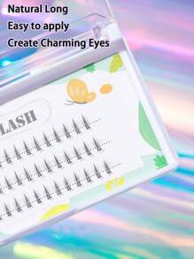 60 Clusters Bottom Eyelashes, C Curl, Segmented Natural Manga Eye, Clear Band, Individual Lashes For Daily Makeup Extension Eyelashes DIY At Home, Soft & Be Convenient To Use Lash Clusters, Eyelash Clusters, Individual Eyelashes, Lashes, Fake Lashes