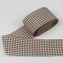 Gingham Ribbon Plaid Ribbon For Gift Wrapping Party Wedding Christmas Decoration