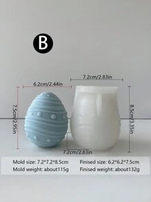 Formy do świec Love And Egg, dekoracje, formy do rzeźbienia w kształcie gwiazdek DIY, świece zapachowe, świeczniki, dekoracje do domu z żywicy, silikonowe formy do świec, nadają się również do tworzenia dekoracji z gipsu