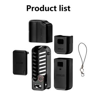  Set de 5 piezas de STARTRC - Funda protectora de silicona para la cámara DJI Pocket 3, que incluye la carcasa, la tapa del objetivo y accesorios anti-caída