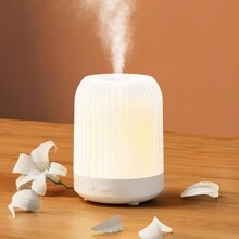 250ml Essential Oil Diffuser, Ultrasonic Aromatherapy Diffuser With Intermittent Timer, 7 LED Lights And Auto-Off Safety Switch