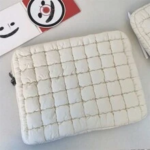 VALUEWIN 360 Protective Puffy Laptop Sleeve 11 13 14 15-15.6 Inch Tablet Sleeve, IPad Case For Women And Men, Cute IPad Air Pouch Quilted Soft Puffer IPad Case