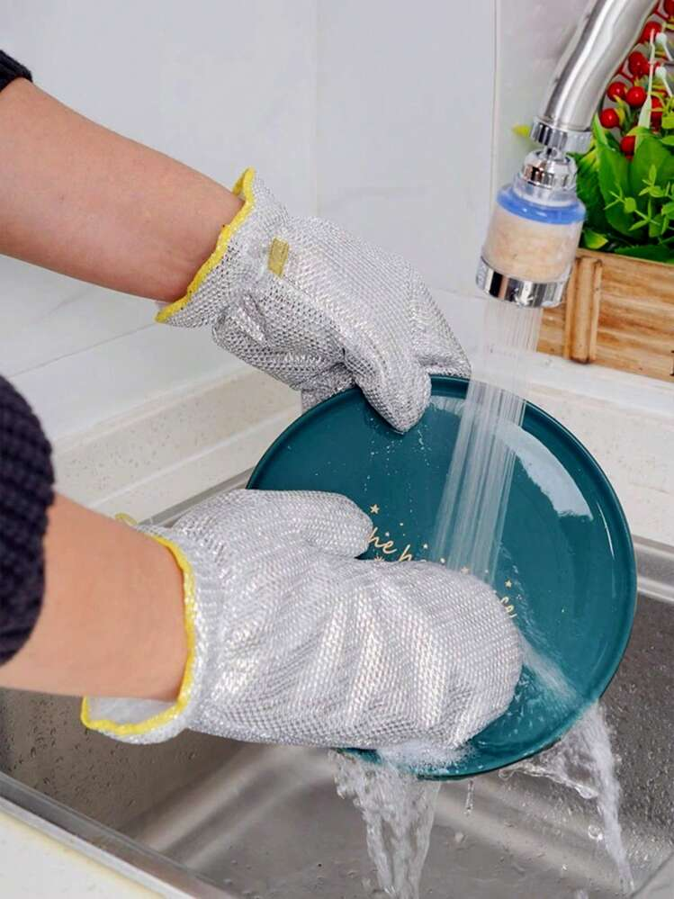 قفاز غسيل الأواني بدون سلك، أداة تنظيف متعددة الاس...