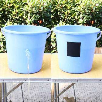 1卷强力防水漏水修补胶带，用于修补管道、水槽、水桶等处的漏水。粘性强，密封性好，自带背胶，适用于光滑表面，长度1.5米，宽度10厘米，可选颜色：黑色/白色/透明