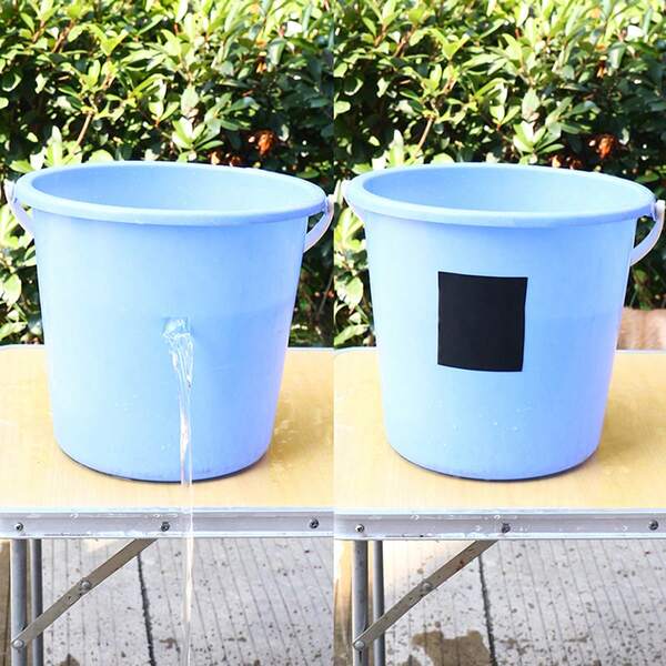 1 Roll Strong Waterproof Leak Repair Tape, For Repairing Leaks In Pipes, Basins, Buckets, Etc. High Adhesion, Good Sealing, Self-Adhesive, Suitable For Smooth Surfaces, Length 1.5m, Width 10cm, Available In Black/White/Transparent