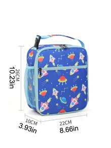 1pc Insulated Lunch Box For Kids - Keeps Food Fresh And Warm, Large Capacity, Cute Cartoon Pattern Insulation Bag, Ideal Choice For Back To School