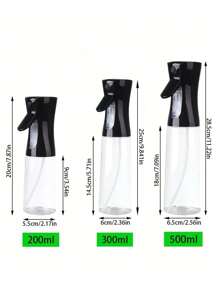 1pc Olive Oil Sprayer Bottle, Controlled Mist Cooking Oil Spray Bottle, Plastic Cooking Oil Mister - Multicolor - View 6