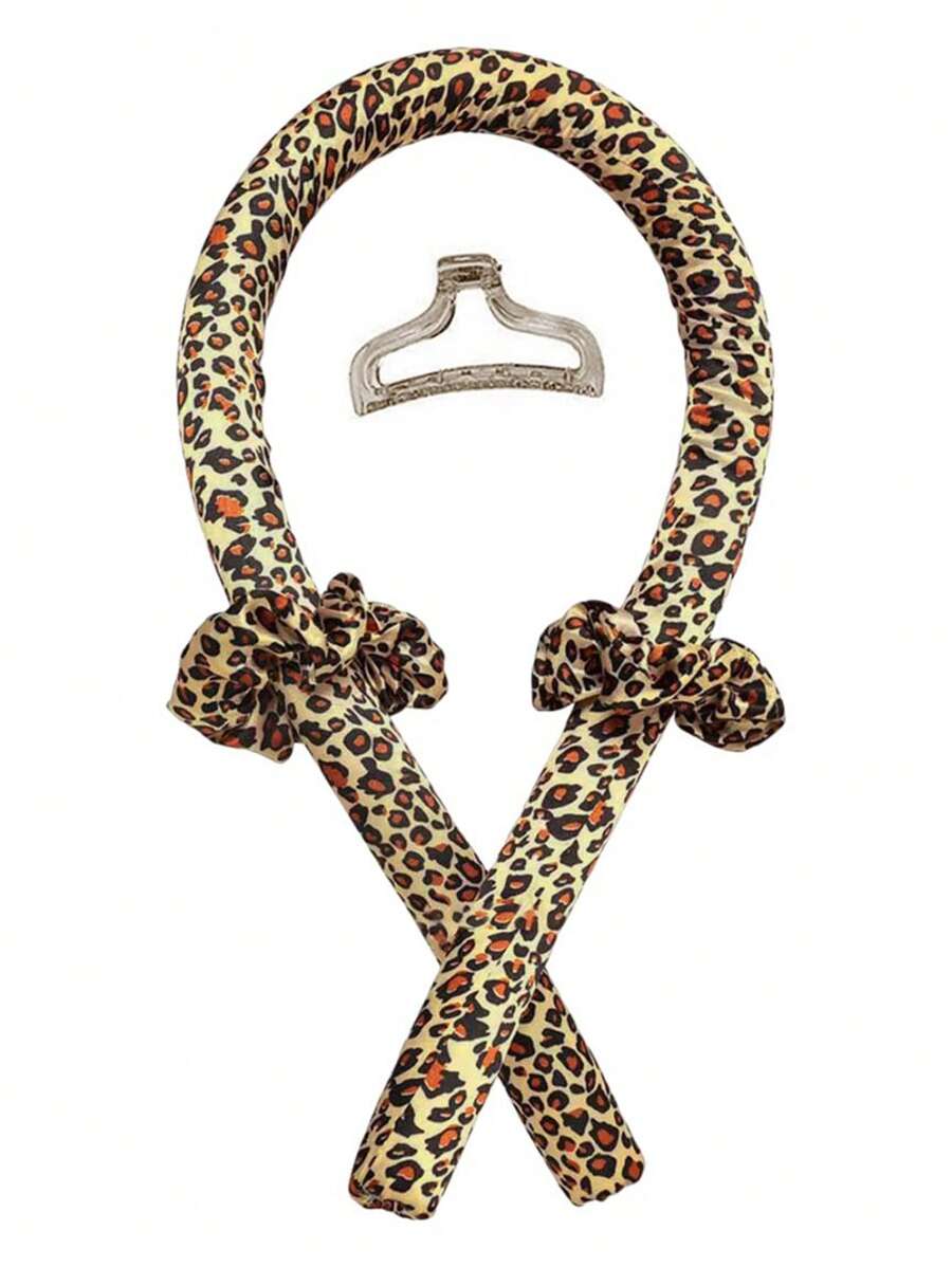 4pcs/Set Heatless Hair Curlers For Long Hair, Overnight Hair Curler With Clips, Slouchy Hair Crimping Tool For Women Halloween