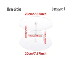 1 Set Acrylic Heart Shaped Jewelry Display Stand, Multi-Functional Crystal Jewelry Display Rack Storage Box For Perfume, Collectibles, Lipstick, Jewelry, Potted Plants Decoration - Multicolor - View 10