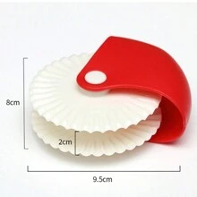 Ensemble d'ustensiles et plats de cuisson pour pizza : roulette à découper la pâtisserie de cuisine, coupe-ondulé, couteau à roulette, trancheuse à pâte à main
