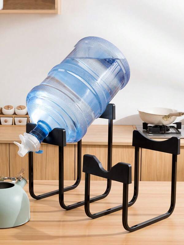 1 pièce Support de bouilloire en fer, pompe à eau manuelle pour grandes bouteilles, ensemble de robinet presseur d'eau pratique pour usage domestique et de bureau