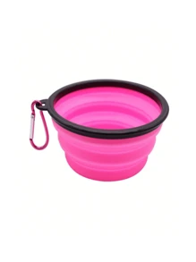 1pc Outdoor Dog Bowl Wholesale Portable Pet Foldable Bowl Slow Feeding Silicone Hanging Dog/Cat Bowl Water Cup Pet Feeding Bowl,Cat Mom,Dog Mom,Catlover,Doglover, Best Cat Mom ,Best Dog Mom Water Bottle Camping