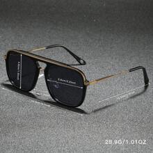 Unisex Fashionable PC Frame Large Lens Sunglasses, Suitable For Outdoor, Driving, Cycling, Fishing, Party, Travel, Business