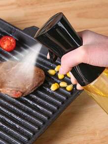 1pc Olive Oil Sprayer Bottle, Controlled Mist Cooking Oil Spray Bottle, Plastic Cooking Oil Mister - Multicolor - View 2