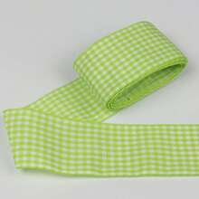 Gingham Ribbon Plaid Ribbon For Gift Wrapping Party Wedding Christmas Decoration