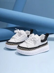 1 Pair Outdoor Casual Shoes, Lightweight, Comfortable, , Versatile For Spring And Autumn