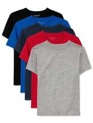 The Children's PLACE Boys Cotton Tee Shirt 5-Pack