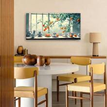 Framed Canvas Wall Art Poster Vintage Wall Art Print Oranges On Table - Artful Home Decor For Living Room, Bedroom, Bathroom, Office - Wrapped Framed Canvas - View 6