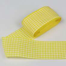 Gingham Ribbon Plaid Ribbon For Gift Wrapping Party Wedding Christmas Decoration