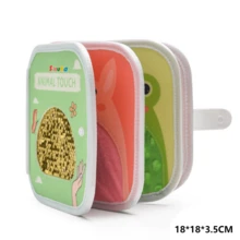 Libro sensoriale in feltro, libro di feltro non tessuto per l'educazione precoce fai-da-te, libro didattico per bambini, giocattolo silenzioso - Multicolore - Visualizzare 2