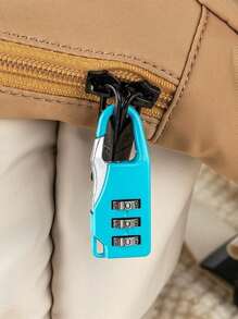 2/4/6 piezas Candado de combinación de 3 dígitos de color aleatorio, sin llave, resistente al agua, adecuado para equipaje, estuche de lápices, mochila, candado de agua con diseño de dibujos animados, aplicable para viajes al aire libre, dormitorio de estudiantes, gabinete, cajón, casco, taquilla, equipaje, accesorios de viaje, taquilla del gimnasio escolar, gabinete deportivo, cerca, caja de herramientas - Multicolor - Ver 7