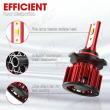 Kit de bombillas LED 9005 CANBUS súper brillantes de 18000LM para haz alto/bajo - Blanco