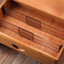 2pcs Drawer Storage Divider, Plastic Transparent Drawer Divider, Freely Combined Horizontally & Vertically For Organization, Drawer Compartment Divider, For Underwear Sock Storage Organization Valentine's Day - Multicolor - View 1