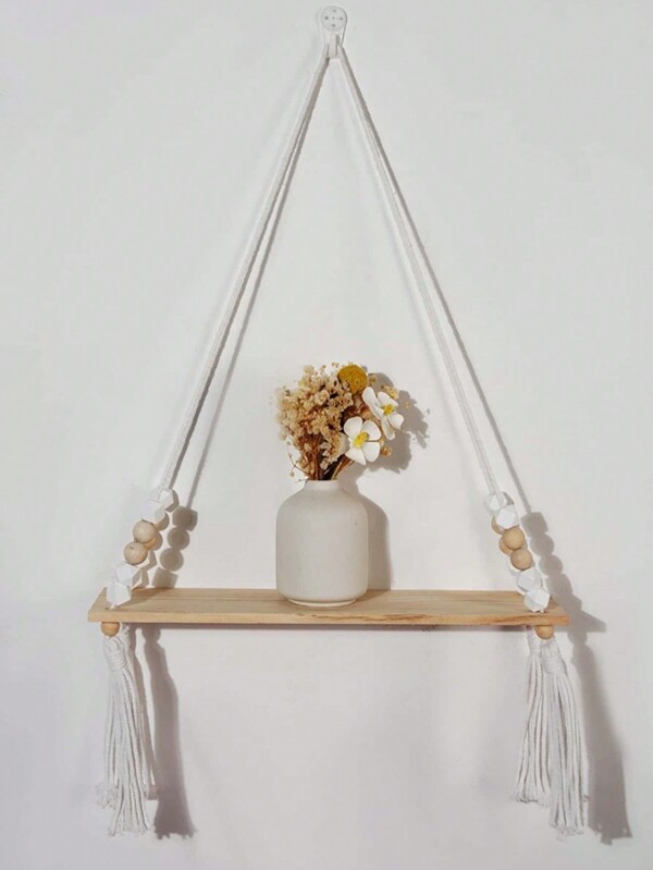 1 pezzo Appendino da parete con arazzo intrecciato fatto a mano, decorazione da parete in stile bohémien per camera da letto, soggiorno, casa in affitto