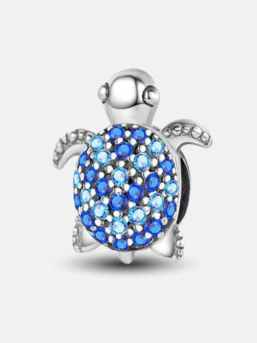 1 PC 925 Sterling Silver Pendant Charm Pendant Ball Suitable For Bracelets DIY Women's Jewelry - Turtle - View 1