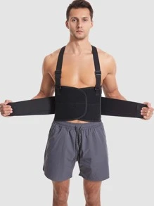 Correa para el hombro universal para hombres, con diseño cómodo y transpirable, que mejora la confianza en el Body, ligera y flexible, ideal para uso diario, oficina, deportes y ejercicio