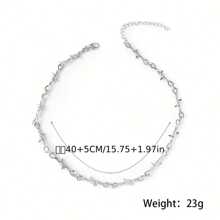 1pc Niche Retro Thorn Necklace, Thorn Clavicle Chain National Fashion Pants Chain, Hip-Hop Street Cool Punk Necklace For Men And Women