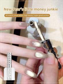 16毫升亮星河猫眼凝胶指甲油，半永久性UV可卸全息磁性指甲油，适用于美甲DIY - 彩色 - 查看 6