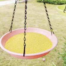 Outdoor Bird Bath, New Hanging Bird Feeder & Birdbath For Balcony, Garden, Yard, Dual Use Design, 2-In-1 Bird Feeding & Bathing, Decor For Garden & Villa, Hang On Tree Or Stand, Birdwatching, Multi-Color Available