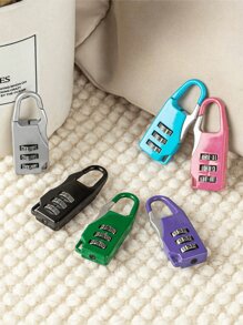 2/4/6 piezas Candado de combinación de 3 dígitos de color aleatorio, sin llave, resistente al agua, adecuado para equipaje, estuche de lápices, mochila, candado de agua con diseño de dibujos animados, aplicable para viajes al aire libre, dormitorio de estudiantes, gabinete, cajón, casco, taquilla, equipaje, accesorios de viaje, taquilla del gimnasio escolar, gabinete deportivo, cerca, caja de herramientas - Multicolor - Ver 4