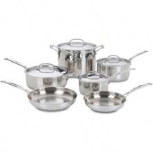 77-10P1 10-Piece Chef's-Classic-Stainless Collection, Cookware Set - 1 - View 1