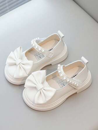 Girls' Waterproof Lightweight Flat Loafers, Princess British Style Penny Shoes, New Thick Sole Girls Casual Leather Loafers, Anti-Slip British Style Color Children Platform Shoes, Princess Glossy Flat Oxfords For Girls, All Seasons