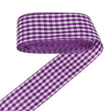 Gingham Ribbon Plaid Ribbon For Gift Wrapping Party Wedding Christmas Decoration