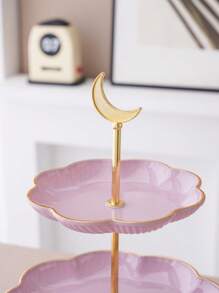 1 Stück mehrstöckige Kuchenplatte, Präsentationsständer für Desserts, Süßigkeiten, Party- und Hochzeitsdekoration