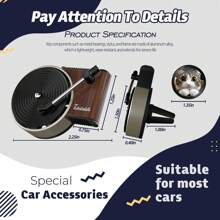 带图片的定制空气清新剂、个性化汽车空气清新剂、双面定制汽车空气清新剂、汽车出风口装饰、定制汽车配件空气清新剂礼物生日毕业、多功能、耐用、装饰性、可重复使用、精致、时尚、高品质、色彩鲜艳、现代、定制、个性化、独特、家居清新 - 彩色 - 查看 8